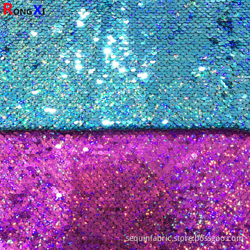 5MM Dream Laser Bling marineblauer Paillettenstoff